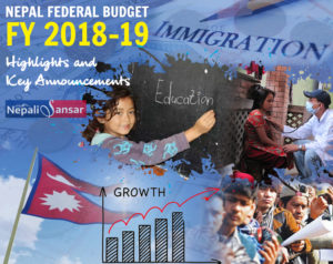 Nepal Federal Budget 2018-19: Highlights & Key Announcements