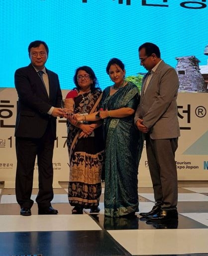 korea-travel-fair-2018-nepal-awarded