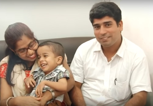 Parents of Google Boy of Nepal