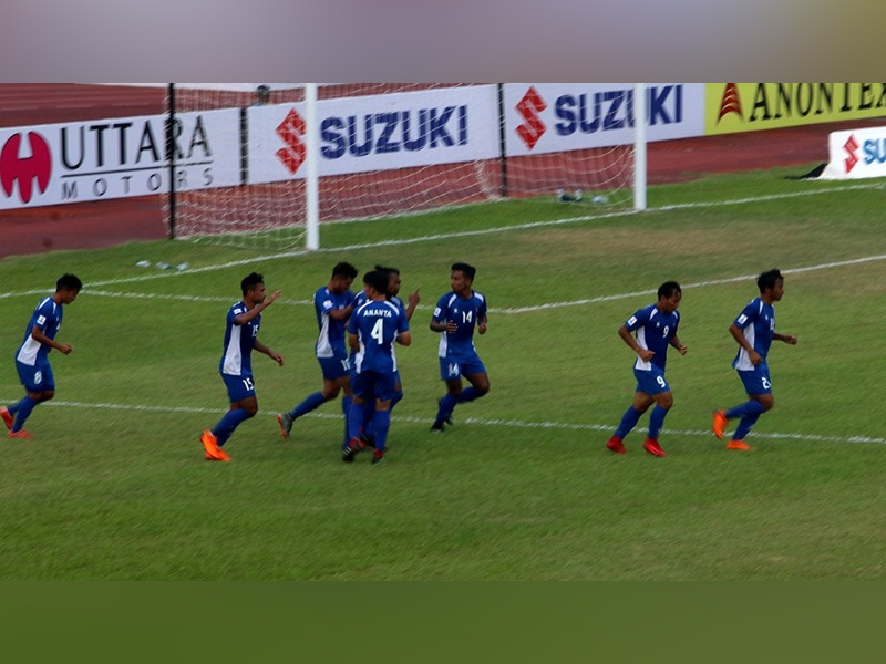 Nepal Enters Semi-finals in SAFF 2018