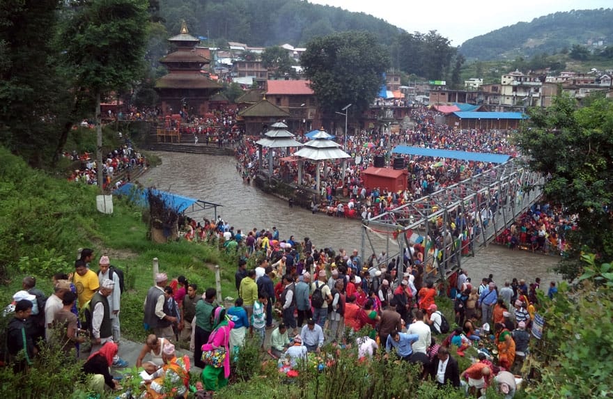 Nepalis Celebrates Kushe Aunshi