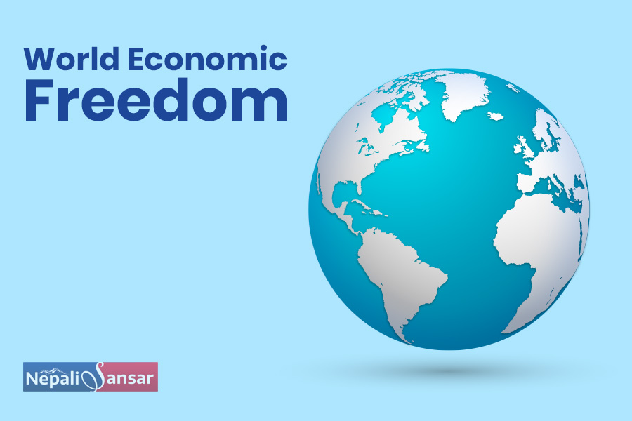 Nepal 5 Steps Up in World Economic Freedom Scale