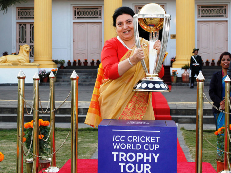 ICC World Cup 2019 Trophy’s Maiden Nepal Tour Successful!