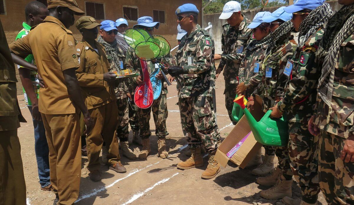 Nepalese Peacekeepers Support Sport As Form Of Rehabilitation for Inmates In South Sudan