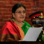 Bidya Devi Bhandari in Nepal Environment Conference