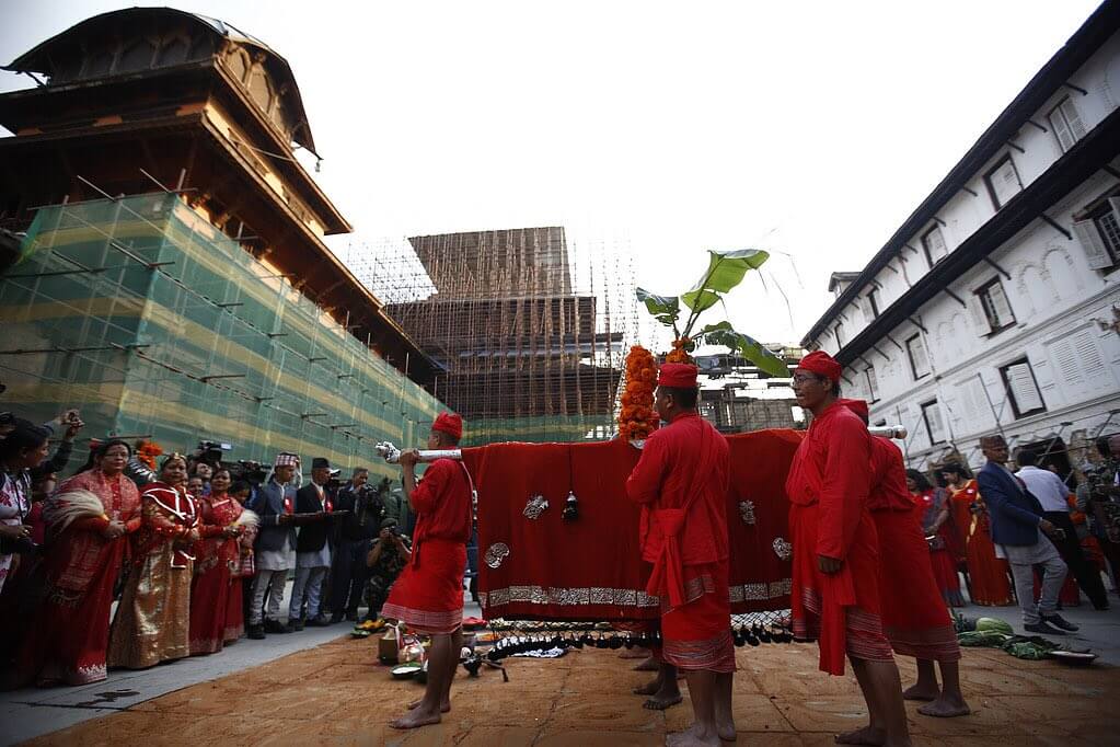 Fulpati Procession Dashain Nepal