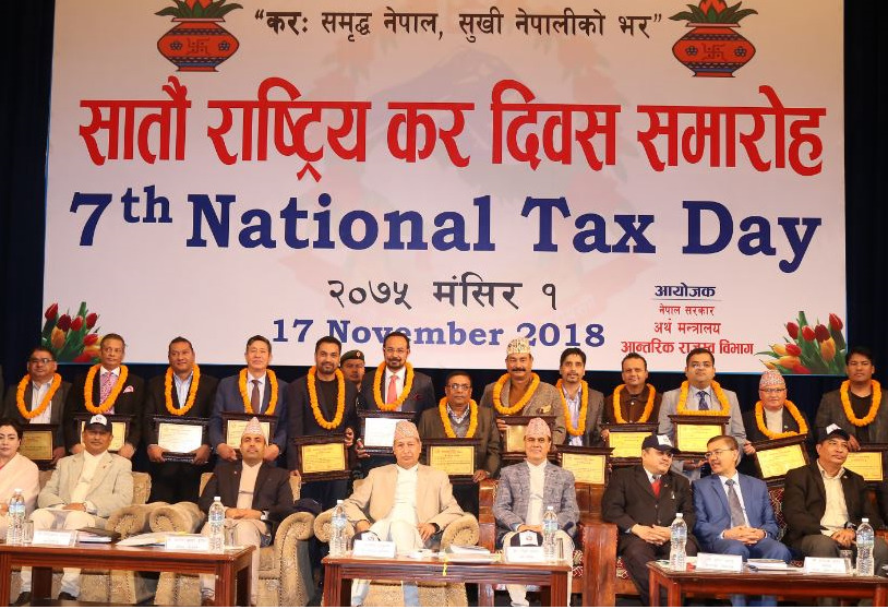 Nepal Tax Day 2018: Highest Tax-payers Honored, Key Tax Reforms Underway!