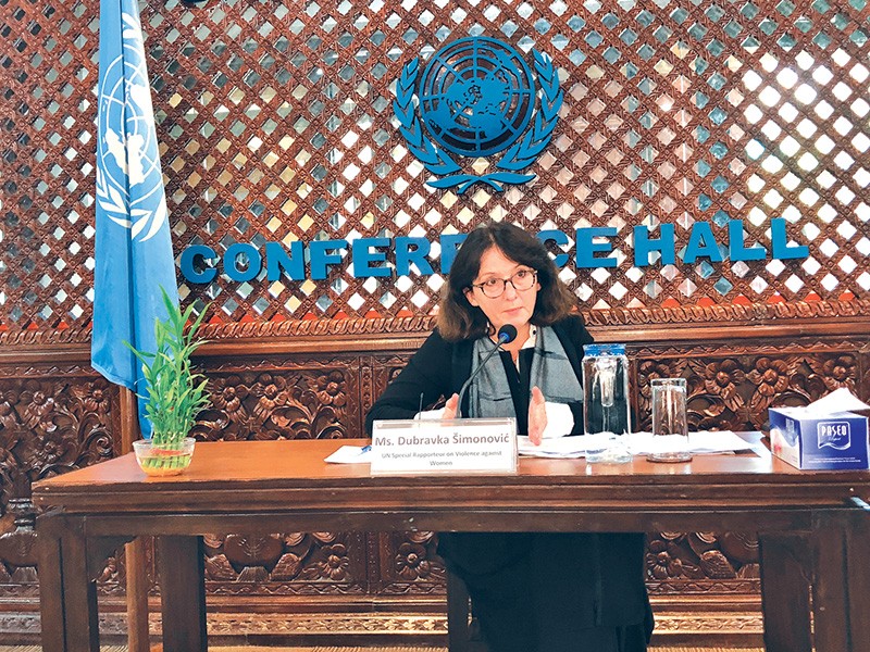 UN Special Rapporteur Dubravka Šimonovic Nepal Visit