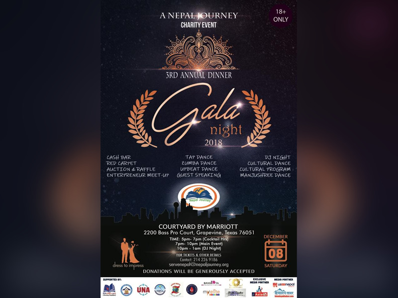 Nepal Journey 3rd Annual Fundraising Gala Night 2018