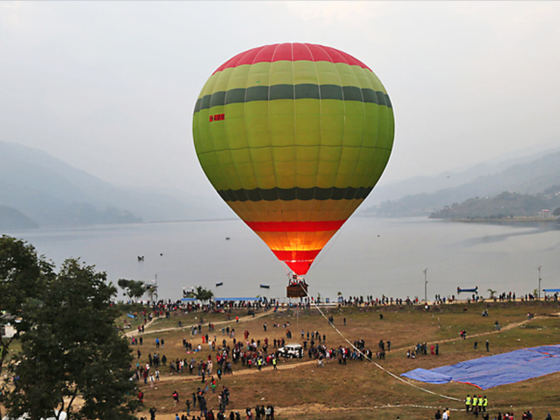 Nepal Air Sports: Hot Air Balloon Flight Tourism Kicks Off in Pokhara!
