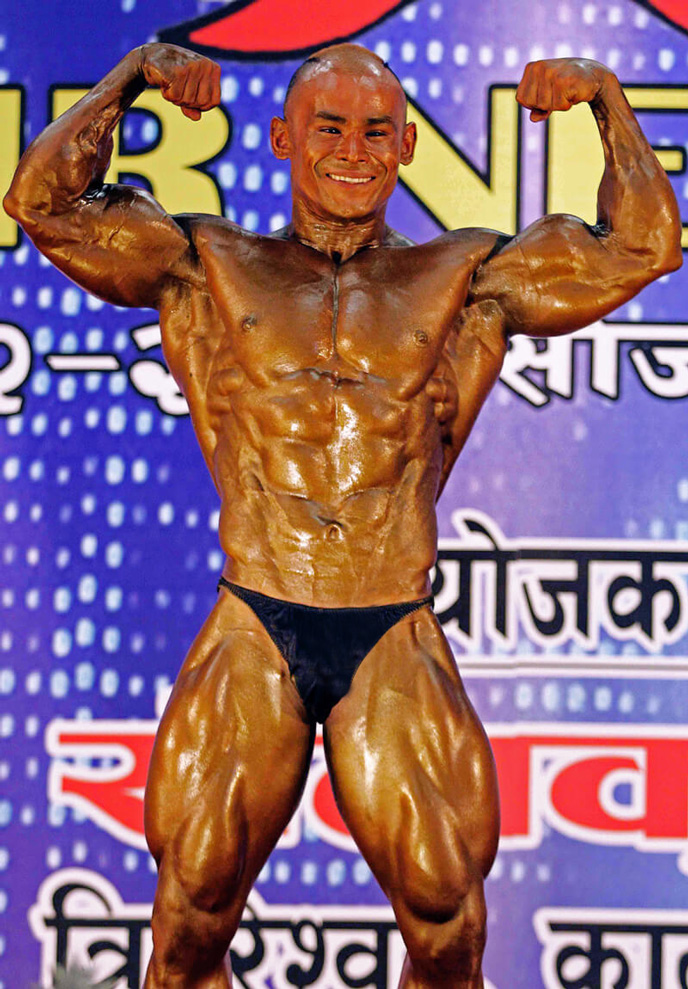 Ram Bahadur Won a Gold Medal Body Building Championship Nepal