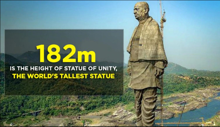 The World's Tallest Statue, 182 Metres - Sardar Vallabhbhai Patel