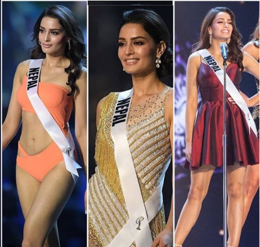 Miss Nepal Universe 2018 Manita Devkota in the Top 10 