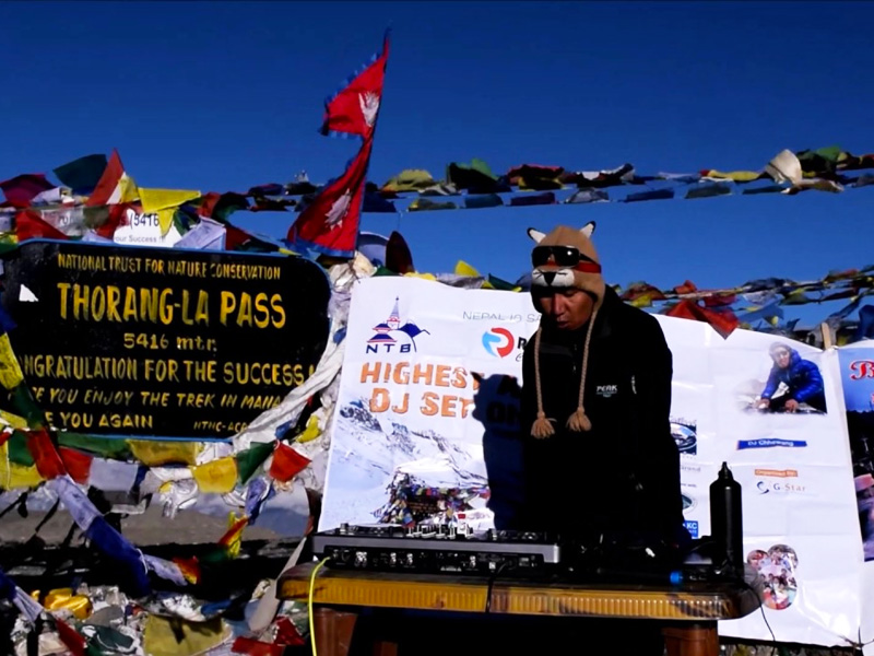 Highest Altitude DJ – Nepal