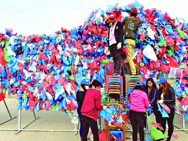 Nepal’s ‘Dead Sea of Plastic Bags’ Set for Guinness World Record