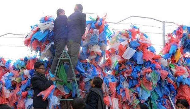 Dead Sea of Plastic Bags - Nepal