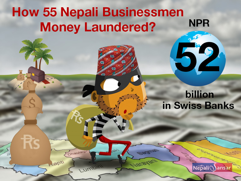 55 Nepali Businessmen, NPR 52 bn Swiss Deposits Make Headlines!