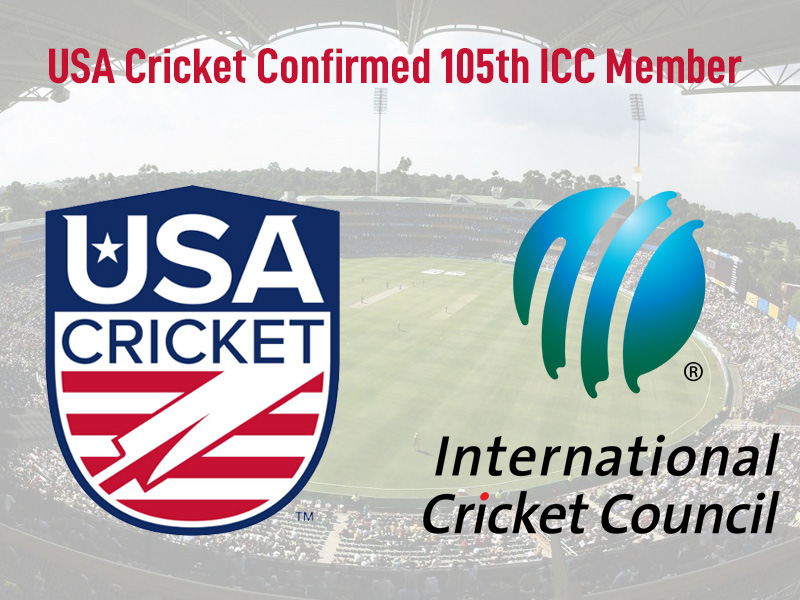 USA Cricket Confirmed 105th ICC Member
