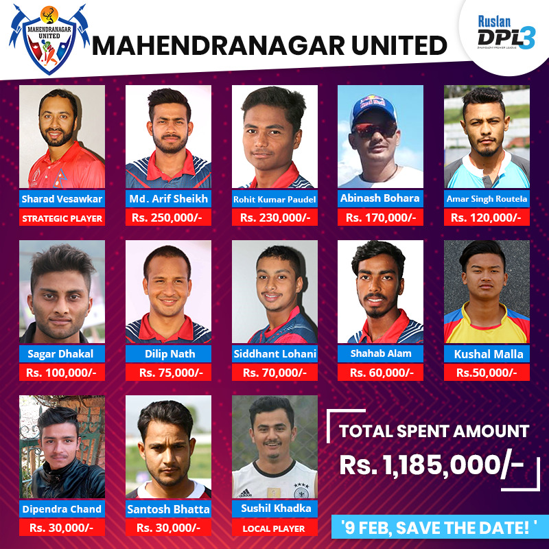 Nepal Mahendranagar United DPL 2019