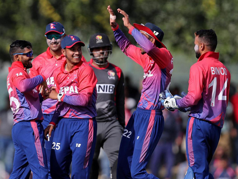 Nepal’s First ODI Series Win Against UAE – A Reel Through the Victorious Journey