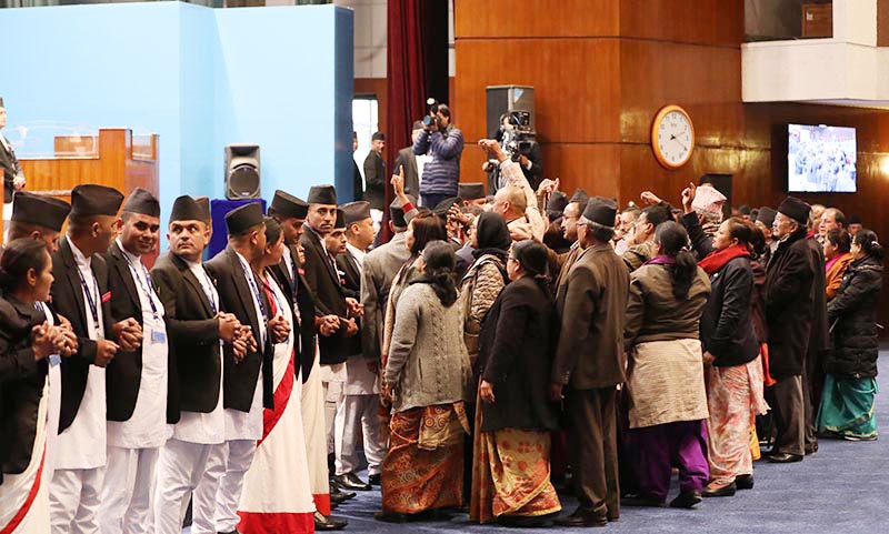 Ruckus in Nepal Parliament 