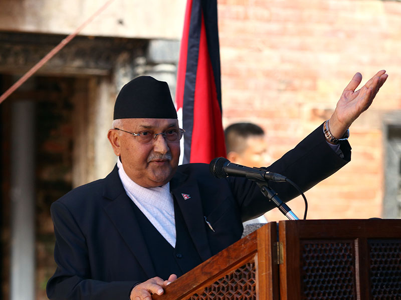 49th WEF: Visit Success, PM Oli Briefs Nepali Media on Discussions