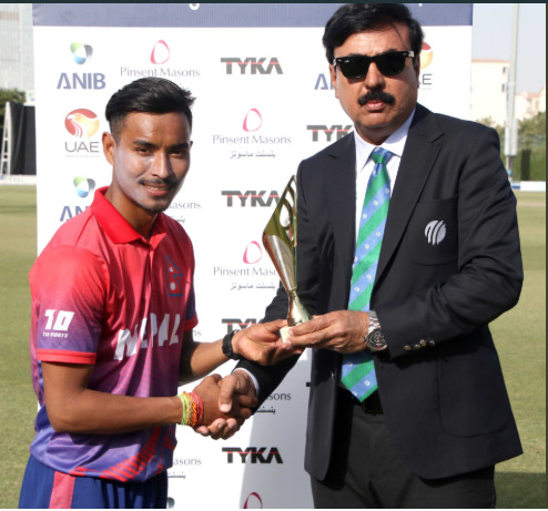 Sompal_Kami - Player of the Match in 2nd ODI