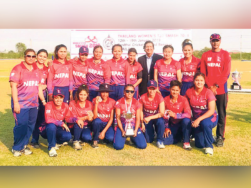 Women T20 Smash Cricket 2018-19 Final: Thailand Wins, Nepal Runner-up!