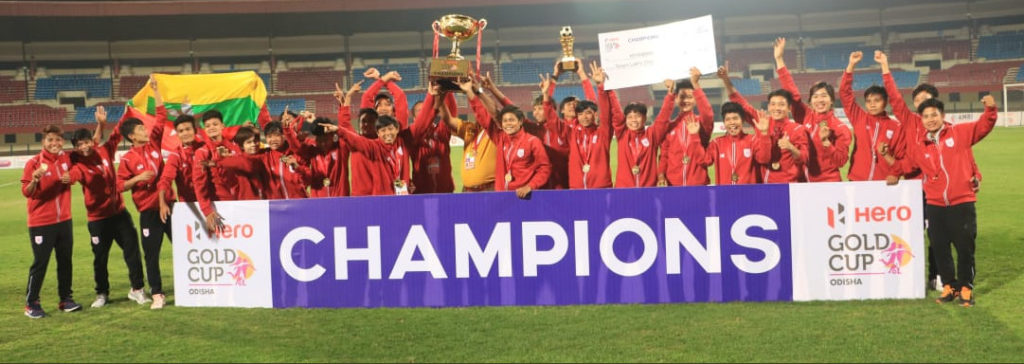 Myanmar Women team crowned Hero Gold Cup 2019 champions