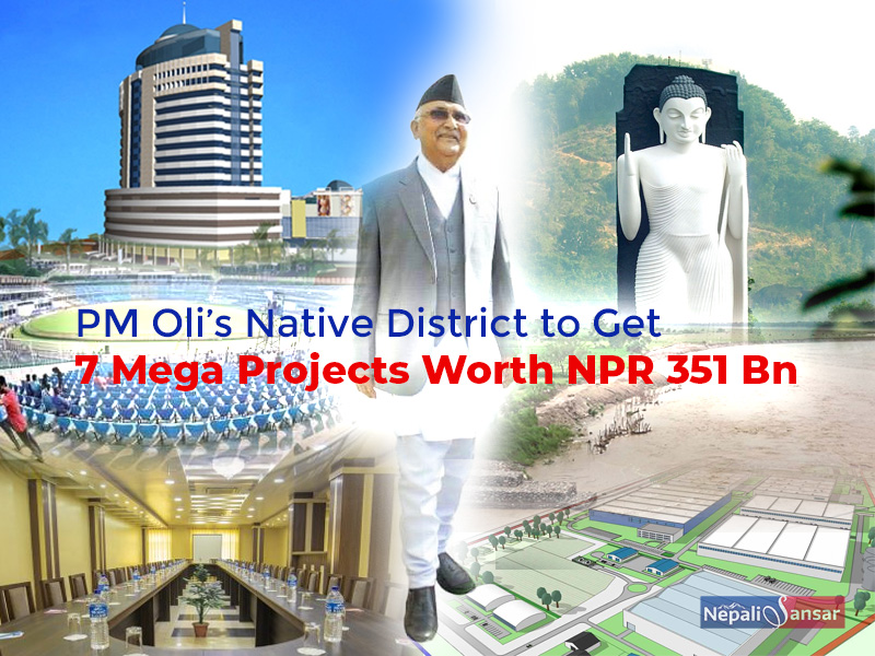 PM Oli’s Native District to Get 7 Mega Projects Worth NPR 351 Bn
