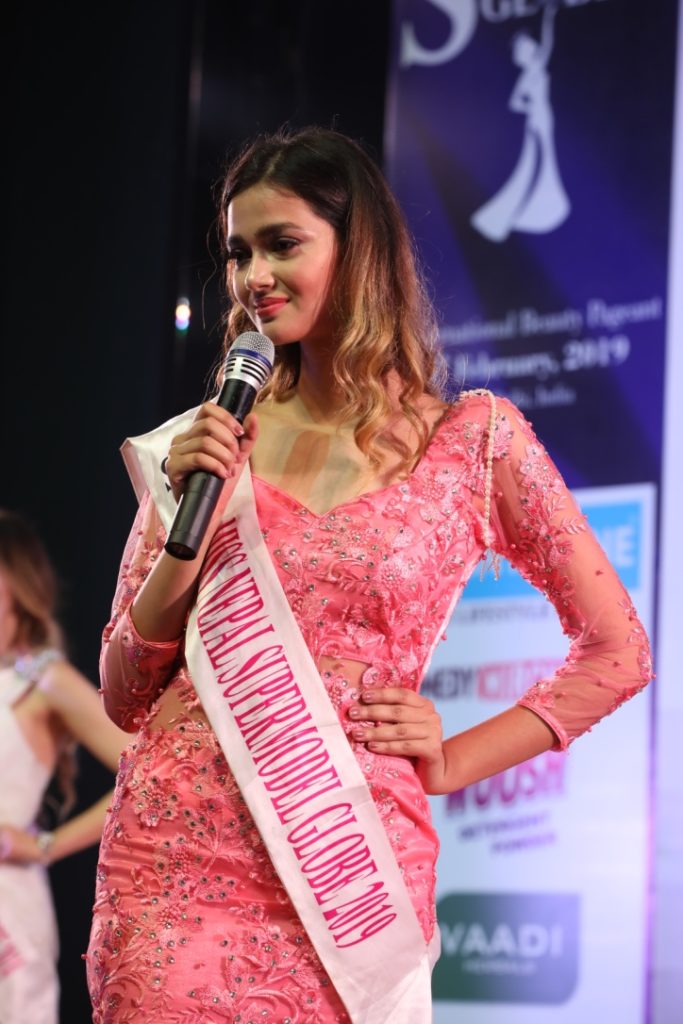 Aditi Adhikari Second Runner Up Miss Supermodel Globe 2019 