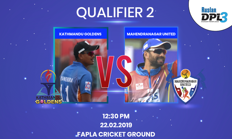 Qualifier 2:  Kathmandu Goldens Vs Mahendranagar United