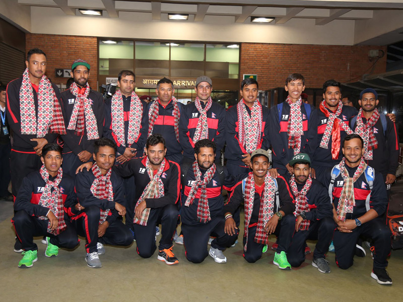Nepal Cricket Team Returns Home to Grand Welcome After Successive Victories!