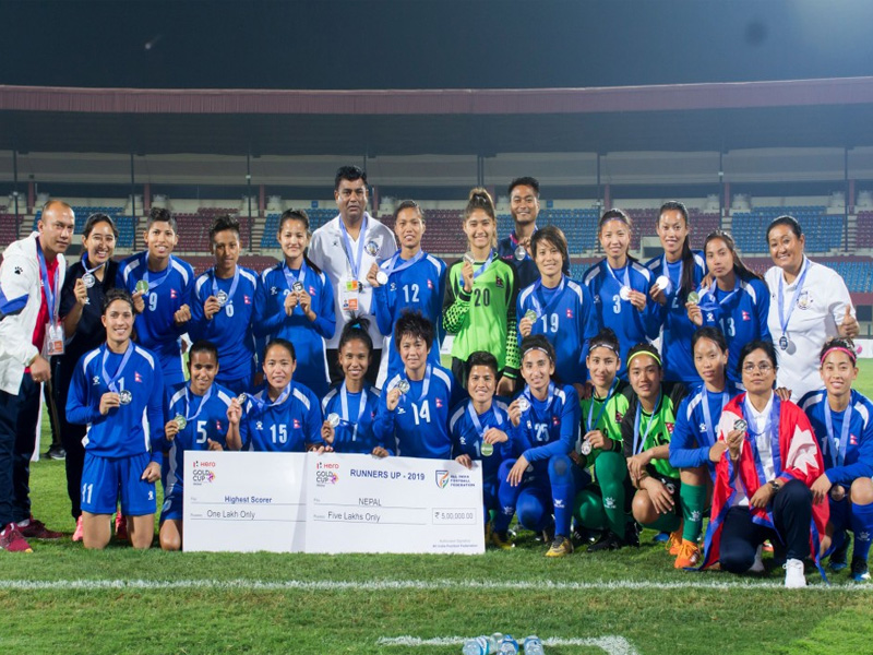 Nepal Emerges ‘Runner-Up’ at Hero Women’s Gold Cup 2019!
