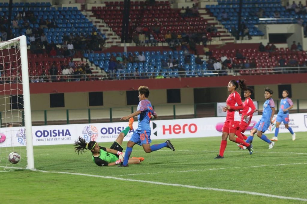 Nepal Womens Football Gold Cup 2019 Kalinga Stadium