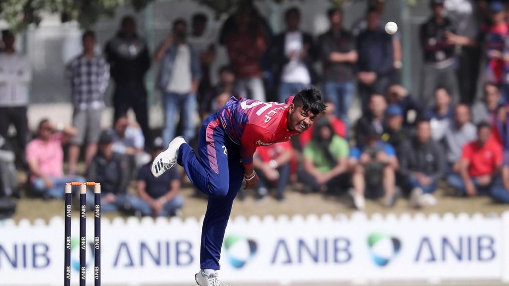 Sandeep Lamichhane took two wickets Vs UAE 2nd T20I