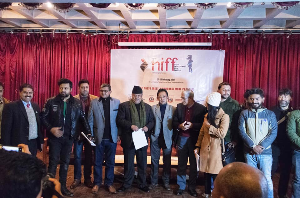 NIFF first press conference on 17th Jan 2019, at Nepal Tourism Board (NTB)