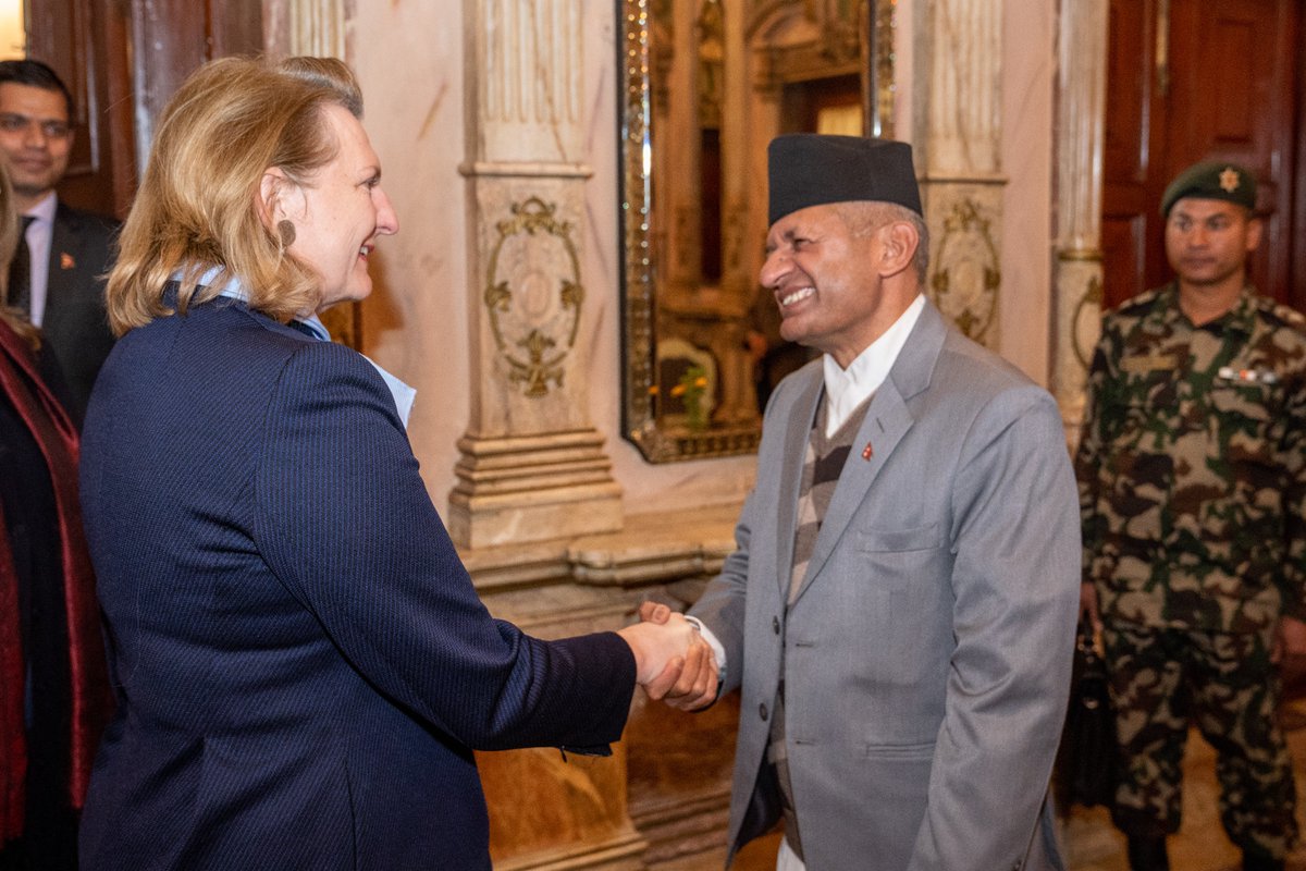 Austria Foreign Minister Visits Nepal, First Ministry-level Visit in 30 years!