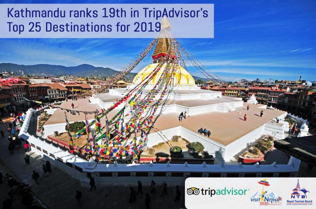 Kathmandu Named One of the Top Destination In The World By TripAdvisor