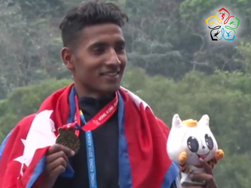 Nepal Wins Gold at Asian Youth Athletics Championship 2019