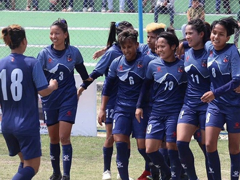 Nepal Women’s Football Team Rewarded with NPR 250,000 Each!