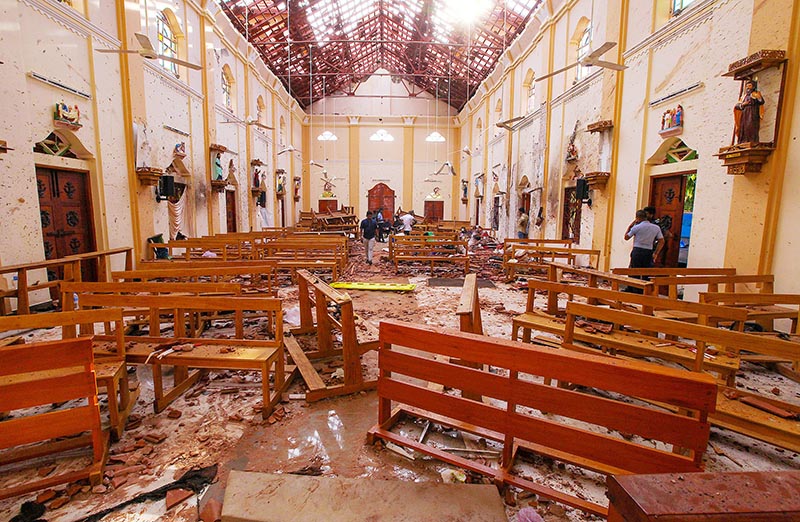 Attack Sri Lankas Colombo on Easter
