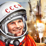 Bust of Yuri Gagarin First Man in Space