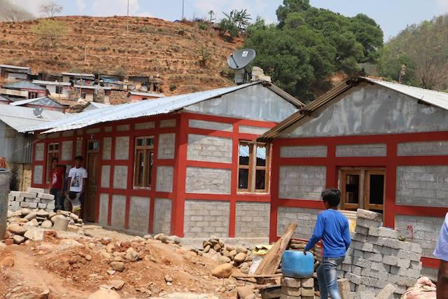 Reconstruction Progress after Earth Quake Nepal 