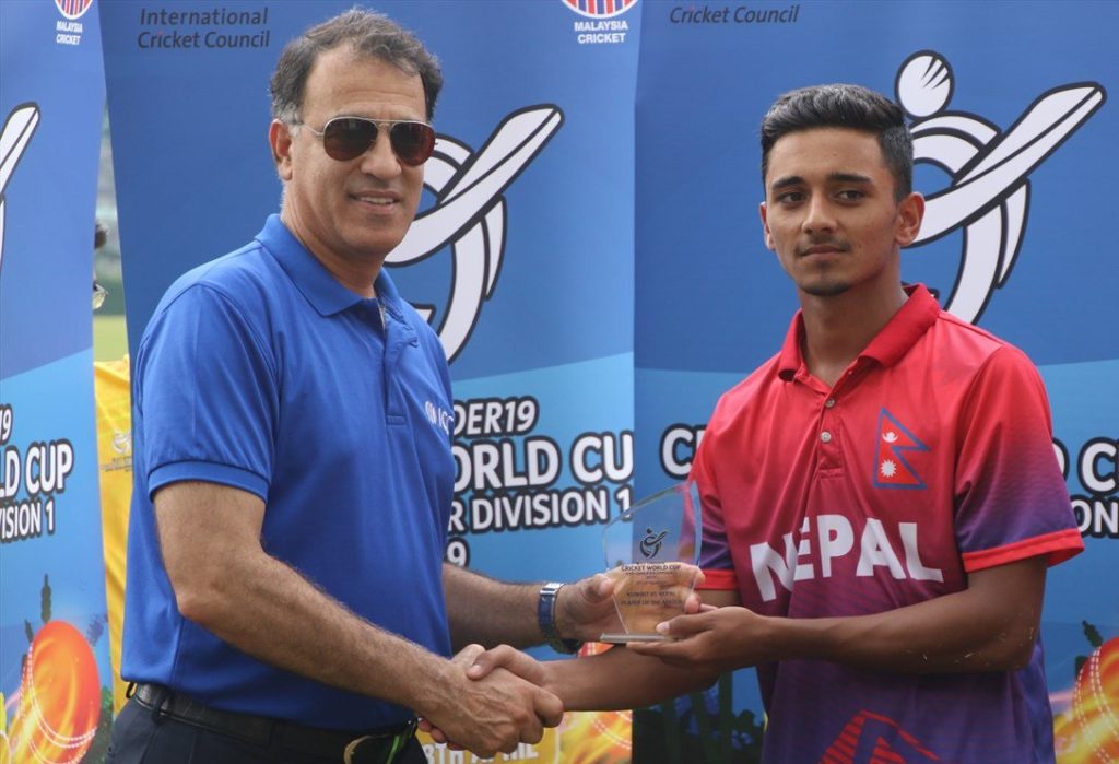 Man of the Match - Rit Gautam: Nepal U19 Vs Kuwait U19 