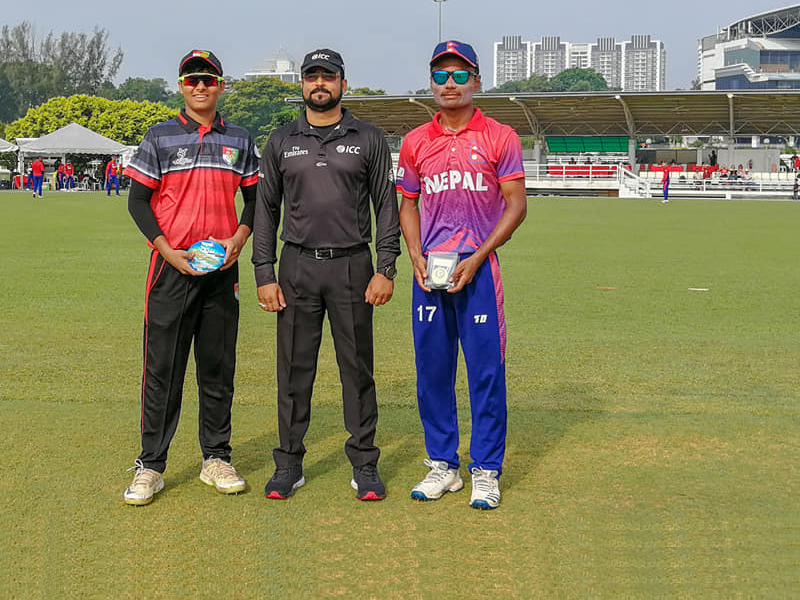 Nepal Vs Singapore - ICC U19 Cricket World Cup Qualifier Asia 2019