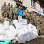 Nepal Army Cleans Trash from Mount Everest
