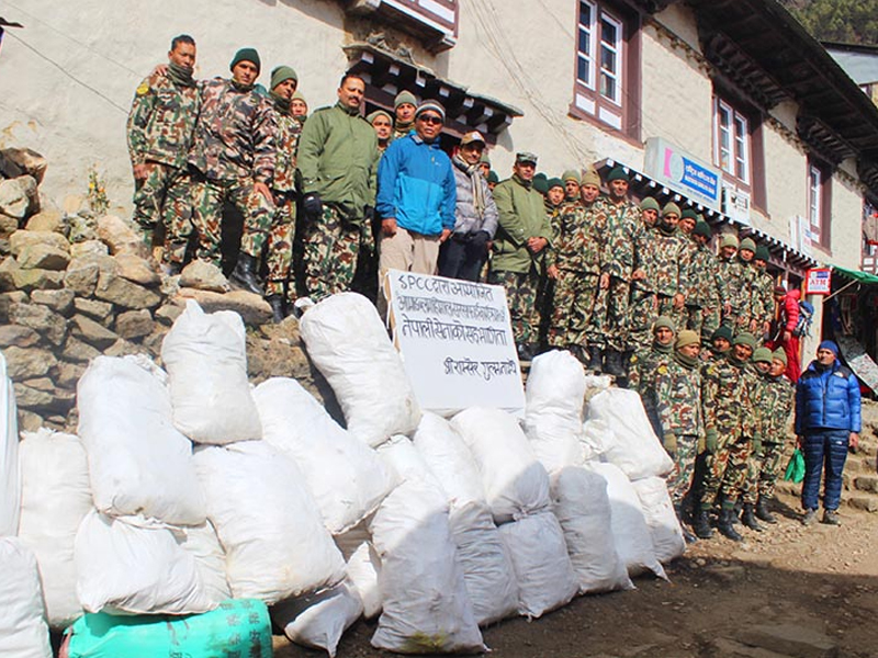 Nepal Army Cleans Up 2 Tons of Trash from Mount Everest