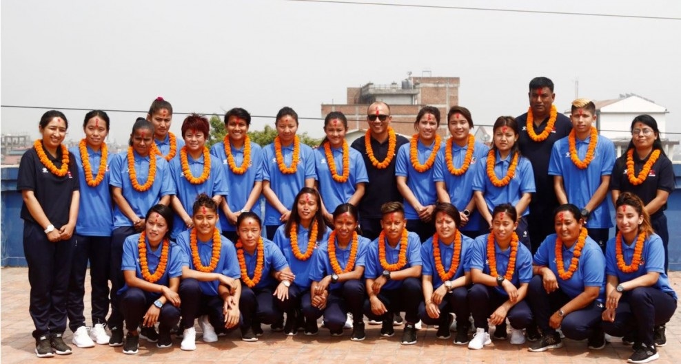 25-member Nepali Women's team