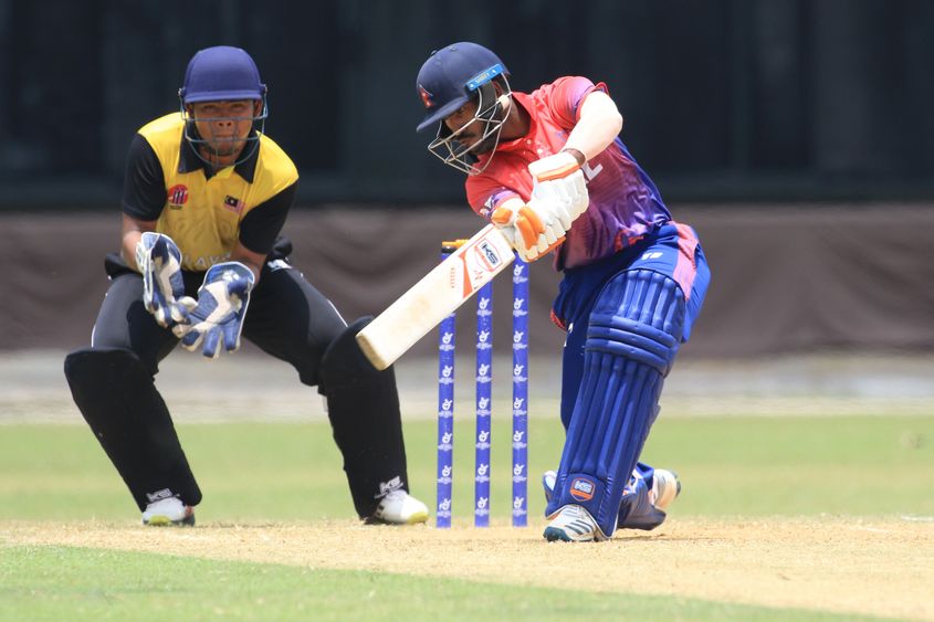 Nepal player Mahamad Asif Sheikh - ICC Cricket 2019